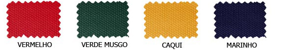 cores tatami lona